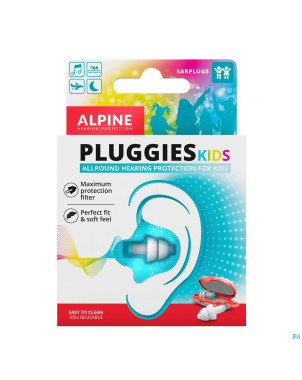 Alpine pluggies kids bouchon oreille 1p