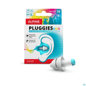 Alpine pluggies kids bouchon oreille 1p