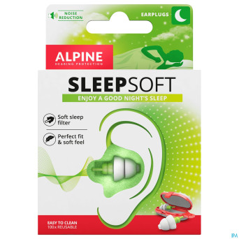Alpine sleepsoft bouchon oreille 1p
