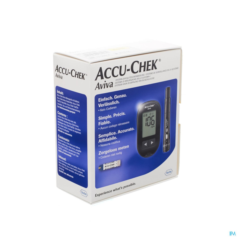 Accu chek sensor kit de remplacement   06988563005