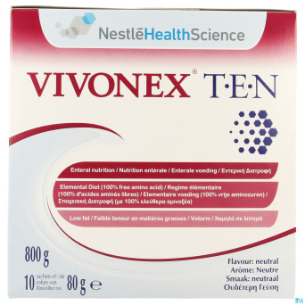 Vivonex ten pdr    sach 10x80g