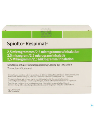 Spiolto respimat 2,5/2,5 sol inh.cart.1x60d+1inhal