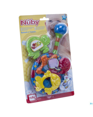 Nuby c jouet bain petit panier 4anneaux