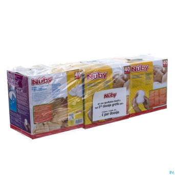Nuby c coussinets d'allaitem.  3x40