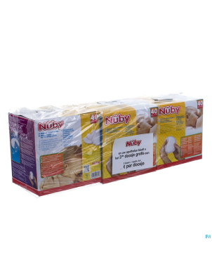 Nuby c coussinets d'allaitem.  3x40