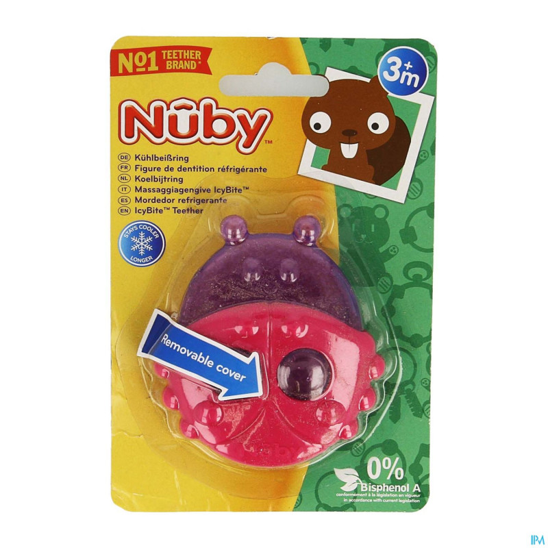 Nuby c anneau dentition ice-gel +3m