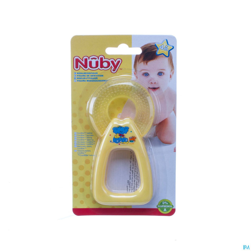 Nuby c figure dentition format hochet +4m