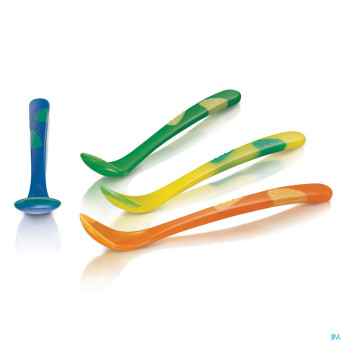 Nuby c cuillere thermosens. longue bout tpe +6m