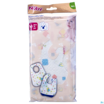 Nuby c bavoir jetable 10