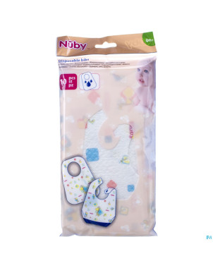 Nuby c bavoir jetable 10