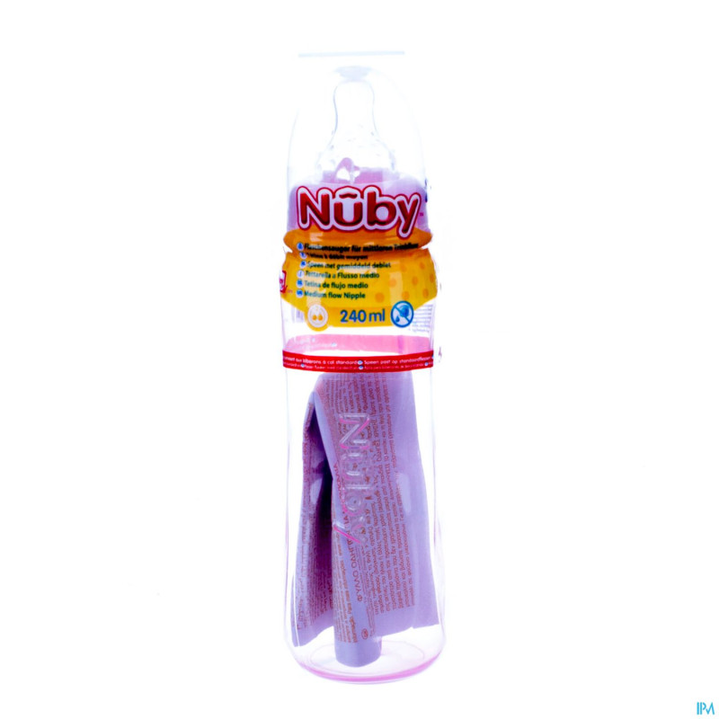 Nuby c biberon pp col stand.tet.med 3  0-12m 240ml