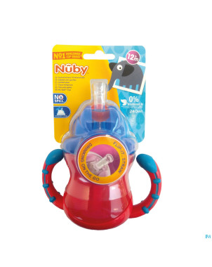 Nuby c gobelet flip-it pp pail.a/goutte +12m 240ml