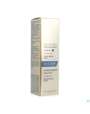 Ducray melascreen photo vieillis. creme nuit 50ml