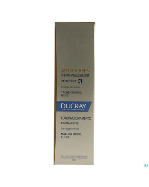 Ducray melascreen photo vieillis. creme nuit 50ml