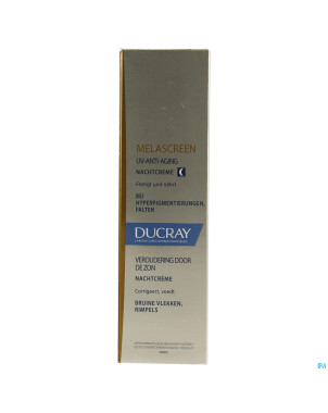 Ducray melascreen photo vieillis. creme nuit 50ml
