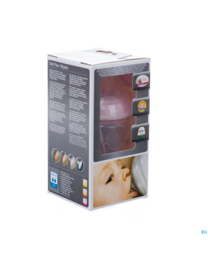 Nuby nt biberon natur.nurs.rose tet. lent 0m 240ml