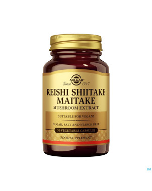 Reishi shiitake maitake mushroom extr.  v-caps  50