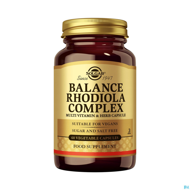 Solgar balance rhodiola complex    v-caps  60