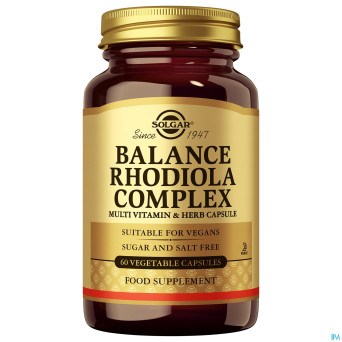 Solgar balance rhodiola complex    v-caps  60
