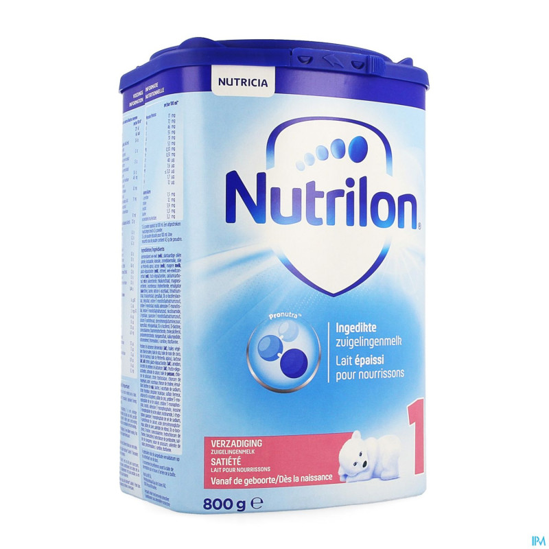 Nutrilon lait nourrissons satiete 1 eazypack  800g