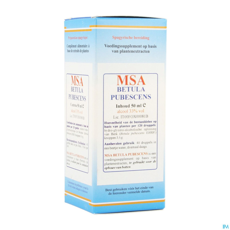 Herboplanet betula pubescens msa mac. gouttes 50ml