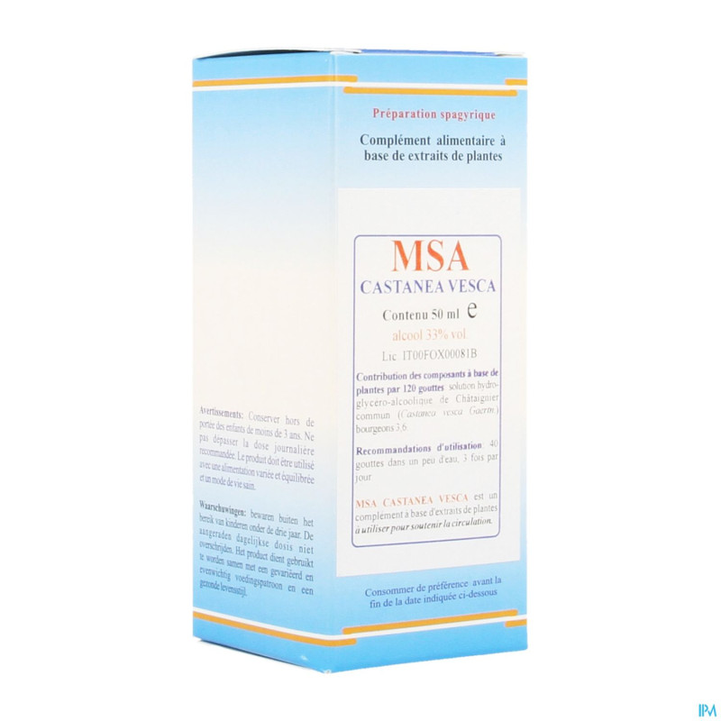 Herboplanet castanea vesca msa mac.  gouttes  50ml