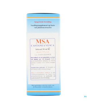 Herboplanet castanea vesca msa mac.  gouttes  50ml