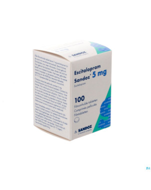 Escitalopram sandoz 5mg pot comp pell 100