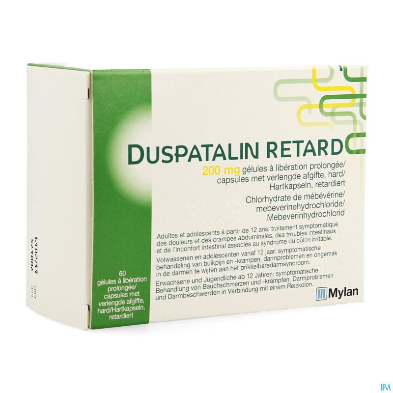 Duspatalin retard 200mg pi pharma caps dur  60 pip