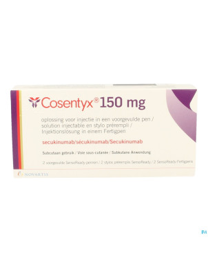 Cosentyx 150mg/ml sol inj stylo prerempli    2x1ml