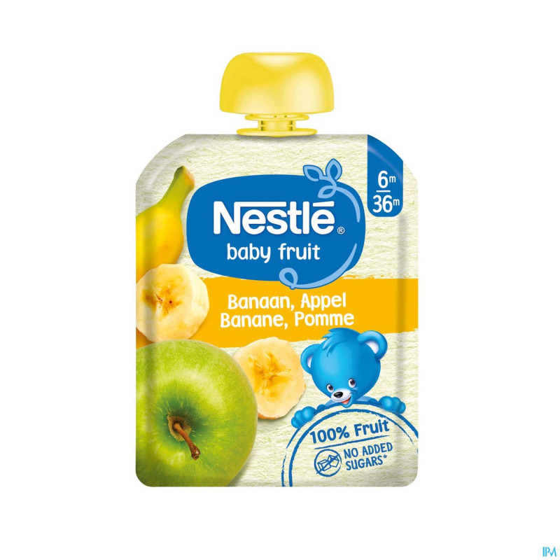 Nestle naturnes banane pomme    90g