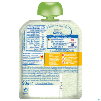 Nestle naturnes banane pomme    90g