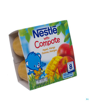Nestle baby compote pomme mangue    pot 4x100g