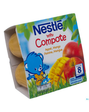 Nestle baby compote pomme mangue    pot 4x100g