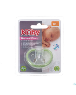 Nuby nt sucette ortho. sil. surmoule +6m  1