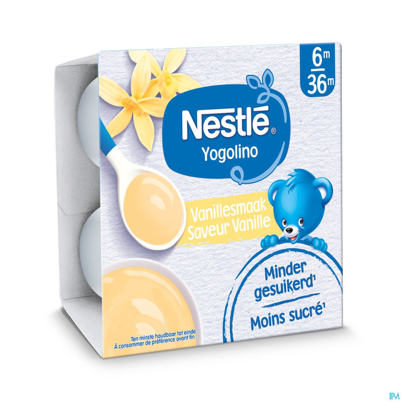 Nestle baby dessert saveur vanille    pot 4x100g