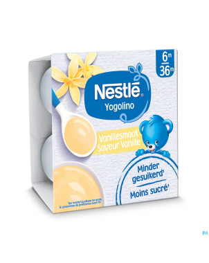 Nestle baby dessert saveur vanille    pot 4x100g