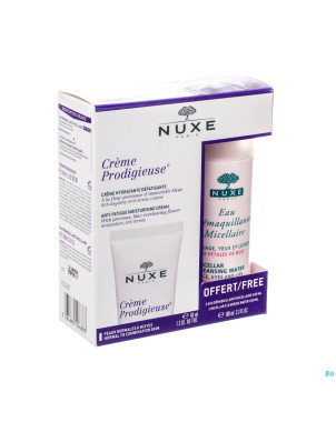 Nuxe duo creme prodigieuse pn 40ml+eau demaq 100ml