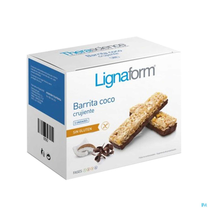 Lignaform b33 croquant coco sach 5x50g