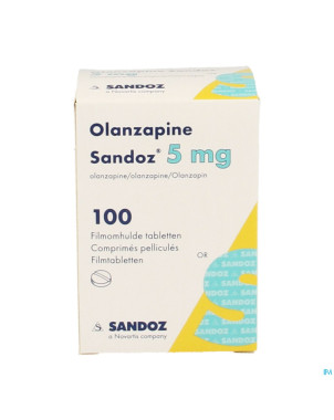 Olanzapine 5 mg sandoz pot comp pell 100