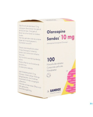 Olanzapine 10 mg sandoz pot comp pell 100