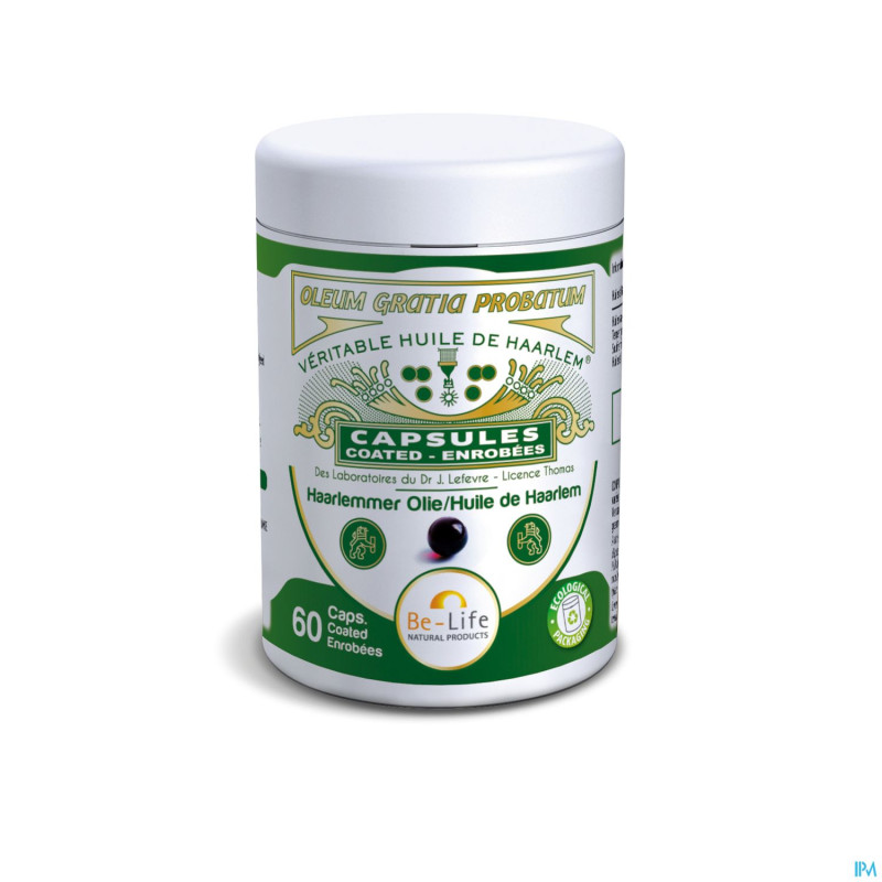 Huile haarlem enrobee be life    pot caps  60