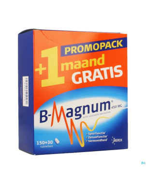 B-magnum 450mg promopack tabl 150+30