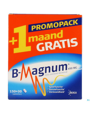 B-magnum 450mg promopack tabl 150+30