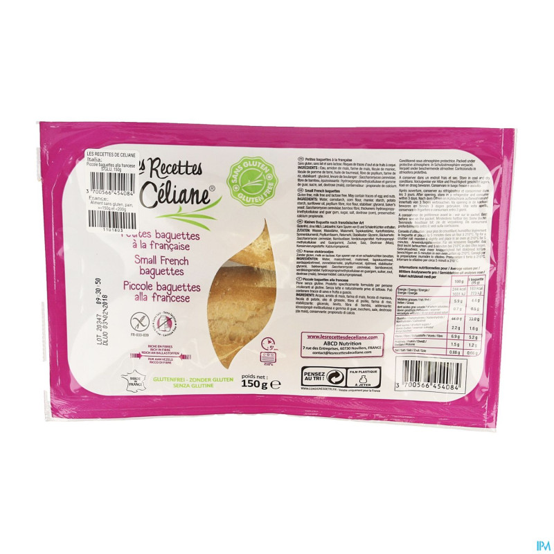 Celiane petite baguettes franc. 2x75g 4089 revogan