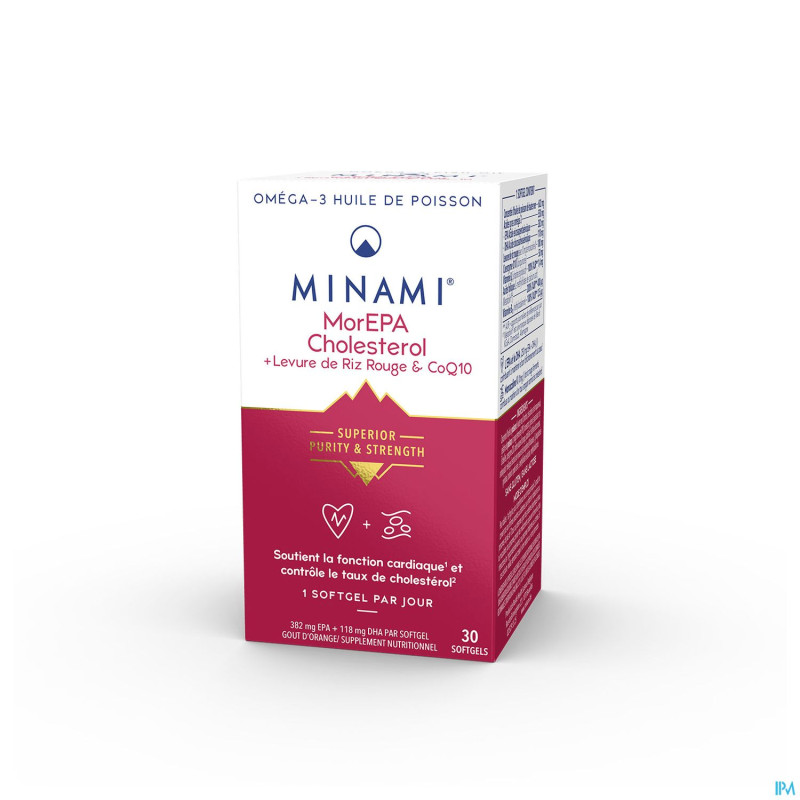 Minami morepa smart fats cholest. pot  softgel  30