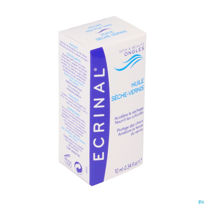 Ecrinal huile seche vernis    10ml 20217