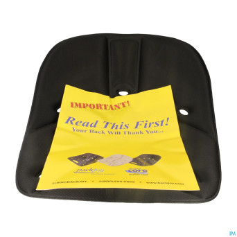 Backjoy relief core coquille d'assise noir