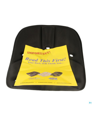 Backjoy relief core coquille d'assise noir