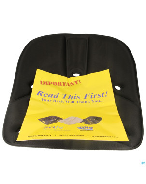 Backjoy relief core coquille d'assise noir